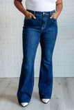 Mavis High Rise Side Seam Detail Flare Jeans (ONLINE EXCLUSIVE)