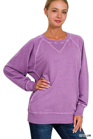 Perfect Pocket Pullover in Light Plum (FINAL SALE ITEM)