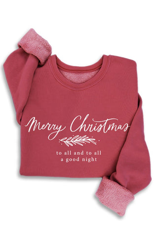 Merry Christmas Mineral Sweatshirt