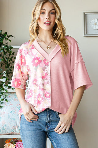 Floral Fancy Top  (FINAL SALE ITEM)