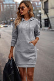 Solid Pocket Sweatshirt Dress (FINAL SALE ITEM)