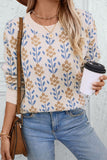 Flower Knitted Sweater