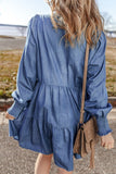 Tiered Denim Dress (FINAL SALE ITEM)