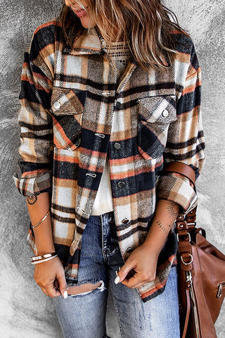 Fireside Flannel in Orange