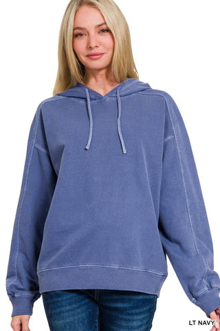 Terry Hoodie in Navy