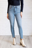 Justine High Rise Control Top Contrast Wash Skinny Jeans (ONLINE EXCLUSIVE)