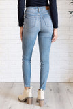 Justine High Rise Control Top Contrast Wash Skinny Jeans (ONLINE EXCLUSIVE)