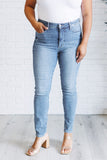 Justine High Rise Control Top Contrast Wash Skinny Jeans (ONLINE EXCLUSIVE)