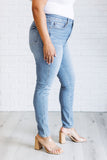 Justine High Rise Control Top Contrast Wash Skinny Jeans (ONLINE EXCLUSIVE)