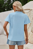 Check Her Out Flutter Sleeve Top (FINAL SALE ITEM)