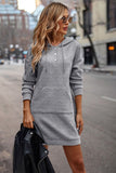 Solid Pocket Sweatshirt Dress (FINAL SALE ITEM)