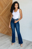 Mavis High Rise Side Seam Detail Flare Jeans (ONLINE EXCLUSIVE)