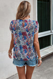 Day Trip Top in Blue Floral (FINAL SALE ITEM)