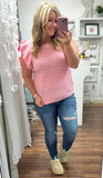 Casey Ruffle Top in Pink (FINAL SALE ITEM)