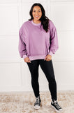 Beyond the Basics Pullover in Violet (ONLINE EXCLUSIVE)