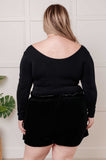 Bring in the Basics Seamless Reversible V-Neck Black (ONLINE EXCLUSIVE)