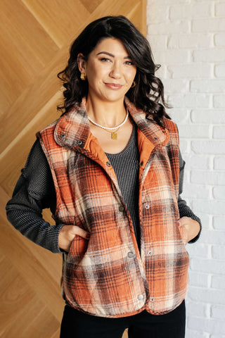 By the Campfire Plaid Vest (ONLINE EXCLUSIVE)