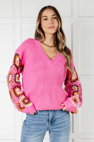 Can't Stop this Feeling V-Neck Knit Sweater (ONLINE EXCLUSIVE)