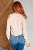 Carefully Crafted Cold Shoulder Blouse(ONLINE EXCLUSIVE)