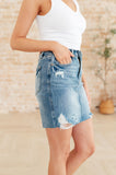 Carol High Rise Rigid Magic Denim Skirt (FINAL SALE ITEM)