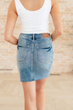 Carol High Rise Rigid Magic Denim Skirt (FINAL SALE ITEM)