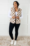 Check it Out Checkered Fleece Vest (ONLINE EXCLUSIVE)