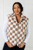 Check it Out Checkered Fleece Vest (ONLINE EXCLUSIVE)