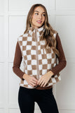 Check it Out Checkered Fleece Vest (ONLINE EXCLUSIVE)