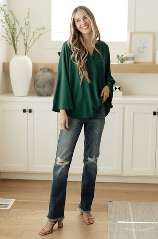 Climb On V-Neck Blouse (ONLINE EXCLUSIVE)