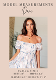 It's Giving Goddess V-Neck Flutter Sleeve Dress (ONLINE EXCLUSIVE)