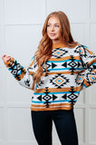 Desert Vibes Geometric Striped Sweater (ONLINE EXCLUSIVE)