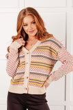 Effortless Elements Striped Cardigan (ONLINE EXCLUSIVE)