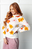 Falling Flowers Floral Sweater (ONLINE EXCLUSIVE)