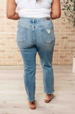 Frankie High Waist Distressed Boyfriend Jeans  (ONLINE EXCLUSIVE)