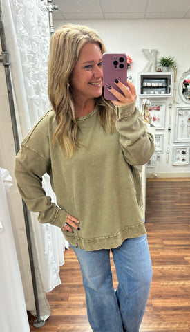 On The Comfortable Side Thermal Knit Top