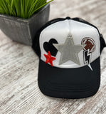 Trucker Patch Hat in Black