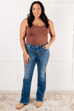 Hannah Mid Rise Thermal Bootcut Jeans (ONLINE EXCLUSIVE)