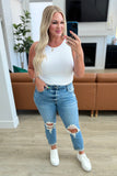 Frankie High Waist Distressed Boyfriend Jeans  (ONLINE EXCLUSIVE)