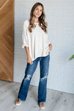 Ivory Thoughts Chenille Blouse (ONLINE EXCLUSIVE)