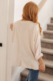 Ivory Thoughts Chenille Blouse (ONLINE EXCLUSIVE)