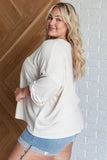 Ivory Thoughts Chenille Blouse (ONLINE EXCLUSIVE)