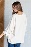 Ivory Thoughts Chenille Blouse (ONLINE EXCLUSIVE)