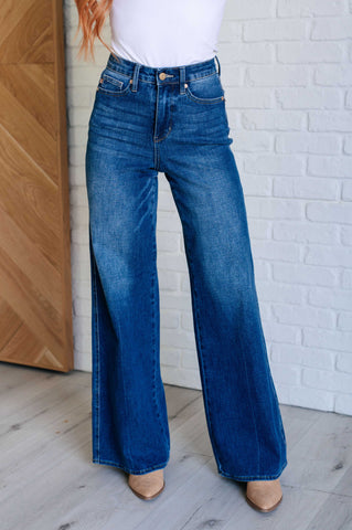 Eliza High Rise Control Top Retro Wide Leg Jeans (ONLINE EXCLUSIVE)