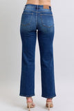 Jolie High Rise Side Seam Straight Jean