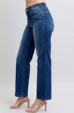 Jolie High Rise Side Seam Straight Jean