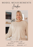 Ivory Thoughts Chenille Blouse (ONLINE EXCLUSIVE)