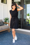 Just a Flirt Pleated Skirt in Black (ONLINE EXCLUSIVE)