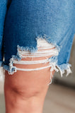 Kelsey Mid Rise Distressed Cutoff Shorts (ONLINE EXCLUSIVE)