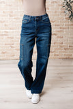 Leila High Rise Cargo Straight Jeans (ONLINE EXCLUSIVE)