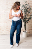 Leila High Rise Cargo Straight Jeans (ONLINE EXCLUSIVE)